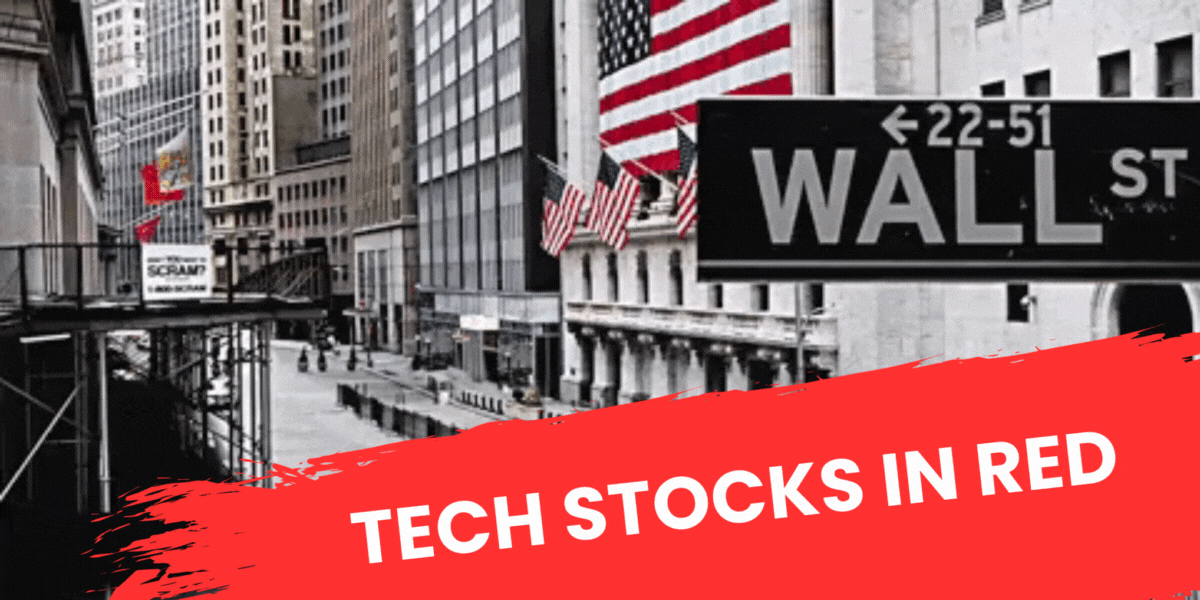 Tech Stocks in Red
