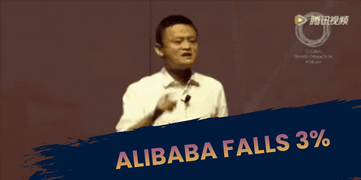 Alibaba Falls 3%